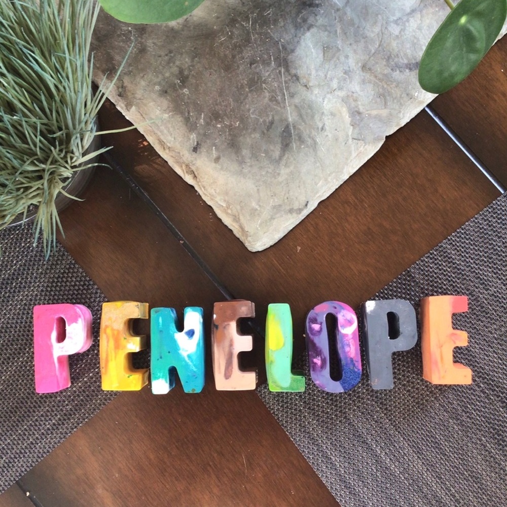 Crayons Custom Name - for coloring- or decor Easter basket stuffer